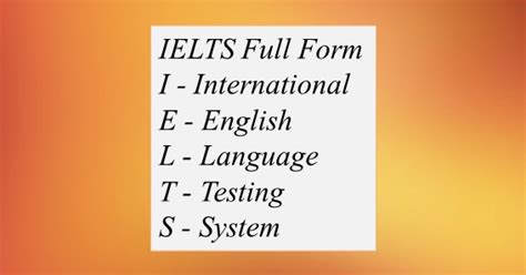 Ielts Full Form What Is The Full Form Of Ielts