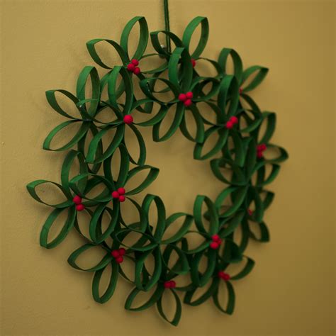 advent wreath made with toilet paper roll and fimo clay christmas crafts how to make wreaths