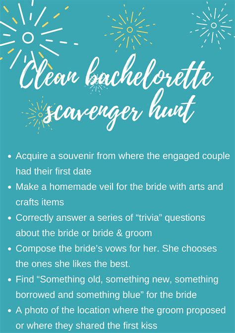 7 fun ideas for an bachelorette scavenger hunt wedding forward