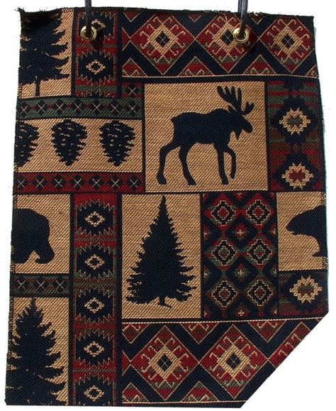 Peter's cabin is a woven patchwork pattern, with tableaus. 78 Best images about Cabin decore & furnishings on ...