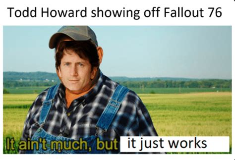 Planning To Share A Memorable Meme With A Buddy These Todd Howard Puns