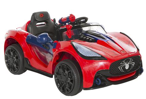 Dynacraft Spider Man 6v Battery Powered Super Car Super Cars Ride On Toys Car Battery