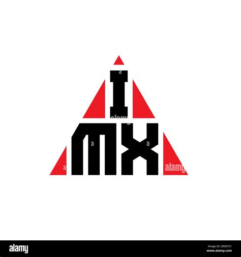 Imx Triangle Letter Logo Design With Triangle Shape Imx Triangle Logo