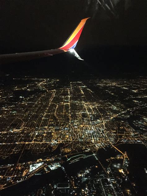 Pin By Angie Tate On TAKE A FLIGHT Night Photography Airplane View Scenes