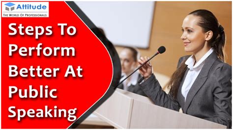 Steps To Perform Better At Public Speaking