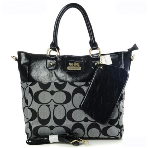 Coach In Signature Medium Grey Totes Aoy Coach20210786 5854