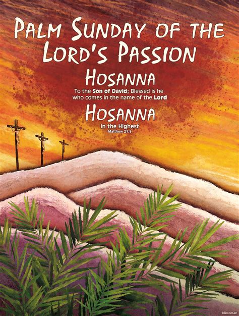 Palm Passion Hosanna Diocesan
