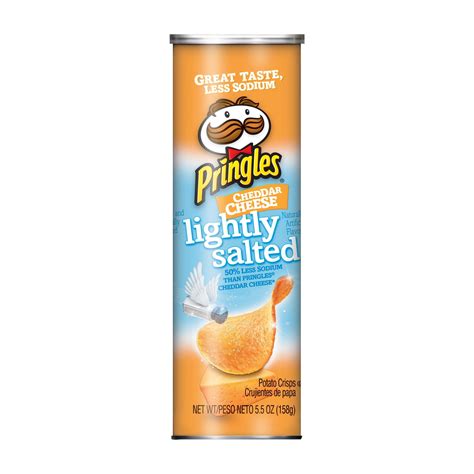 Pringles Cheddar Cheese Lightly Salted Potato Crisps 55 Oz Shipt