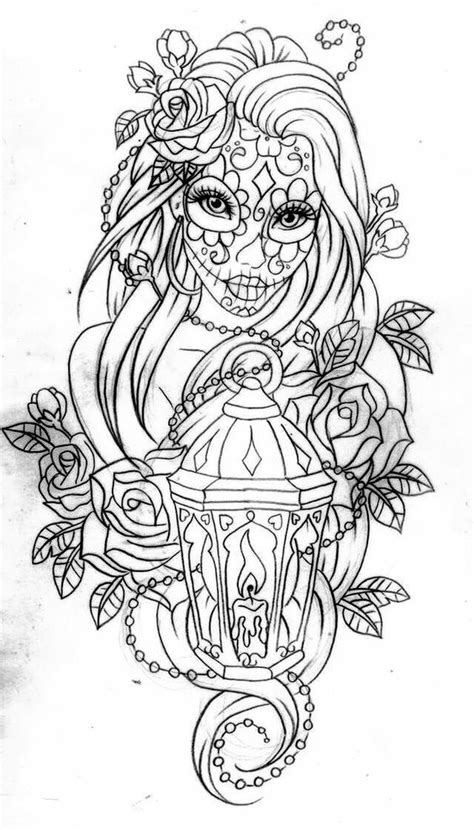 day   dead coloring page coloring pages momma pinterest coloring coloring books