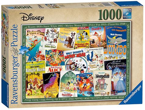 Disney Vintage Movie Posters 1000 Piece Puzzle