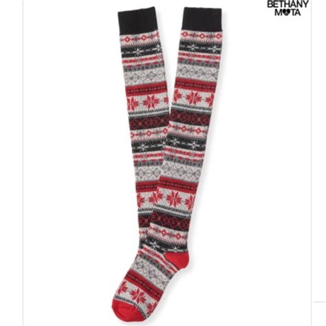 Aeropostale Accessories New Aeropostale Fair Isle Over The Knee Socks