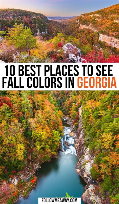 10 Best Places To See Fall Foliage In Georgia Travel Usa Usa Travel