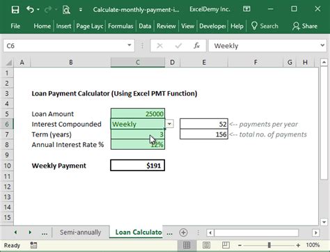 Once you calculate m (monthly mortgage payment), you can add in the monthly property tax and homeowners insurance premium, if you have them. How to calculate monthly payment in Excel (with Excel ...