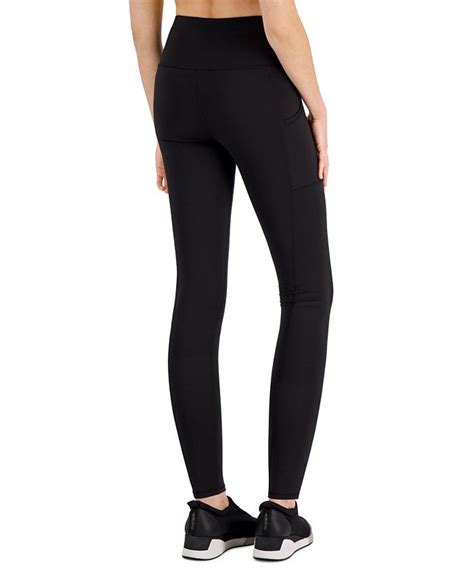 Id Ideology Womens Compression Pocket Full Length Leggings Created For Macys And Reviews