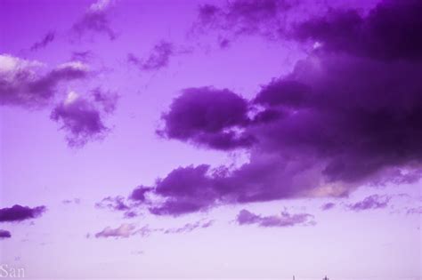 Purple Clouds By Sanister On Deviantart