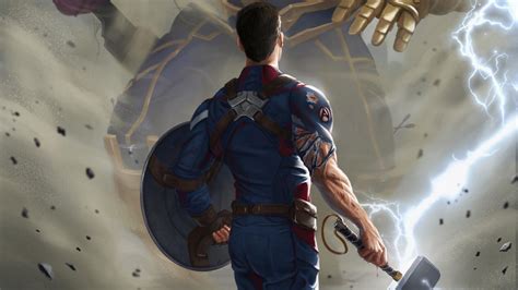 Captain America Hammer Wallpapers Wallpaper Cave