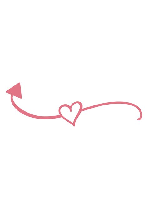 Download Arrow With Heart Free SVG File - SvgHeart.com