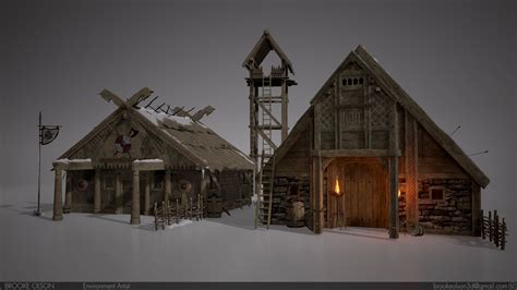 Viking Village — Polycount Viking House Viking Village Medieval Houses