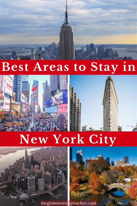 New York City With The Words Best Areas To Stay In New York On Top And