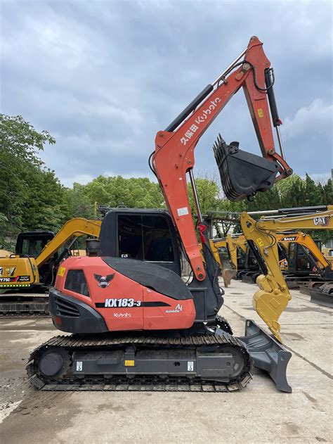 8 Tonnen Japan Hochwertiger Original Kubota Kx183 Gebraucht Bagger