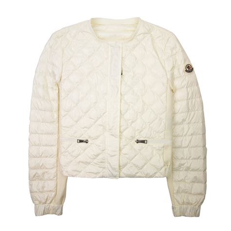 M Knat S Patronise E Itim Moncler White Down Jacket Kabin Nefret Dizi