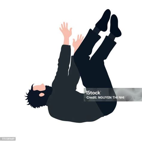Falling Man Illustration Of Man Falling From The Sky Man Falling Down