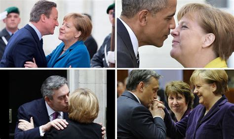 Angela Merkels Endless Smooches With Political Leaders Around The