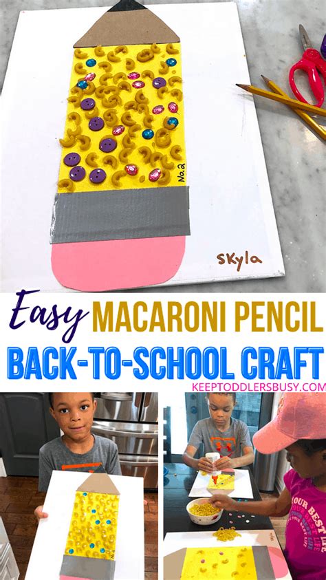 An Easy Back To School Craft To Get Kids Excited For School