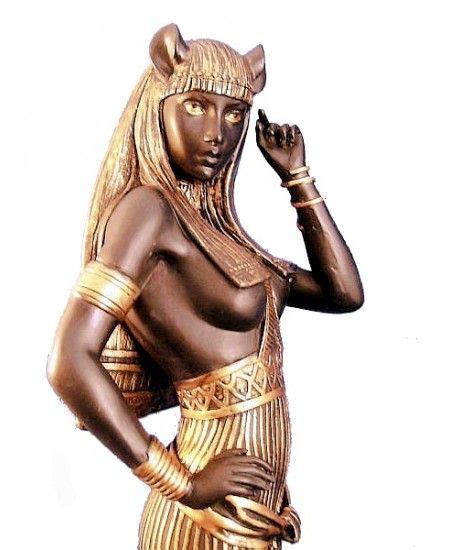 Goddess Bast Bast Goddess Egyptian Cat Goddess Statue