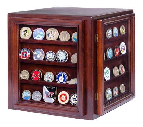 Coin Display Case With 360 View Coin Display Case Challenge Coin
