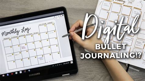 Digital Bullet Journal Setup Plan With Me Digitally Youtube