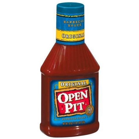 Avoid extra calories by making healthy food choices. MY FAVE !!! Open Pit Original BBQ Sauce 18 oz. - 6 Unit ...