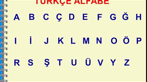 Turkish Lesson Turkish Alphabet T Rk E Alfabe Youtube