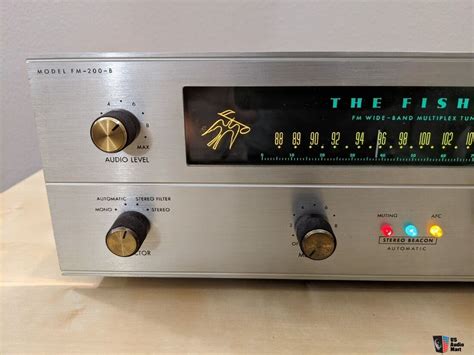 Fisher Fm 200b Stereo Tuner All Tube Rebuilt Vintage Collectible