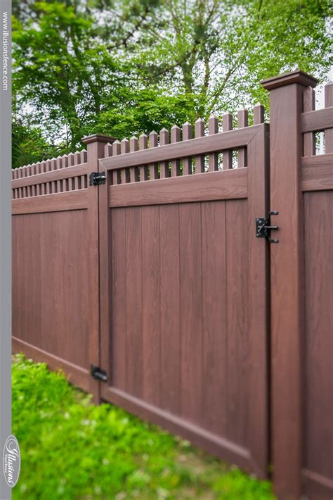 37 Incredible Vinyl Wood Grain Fence Images From Illusions Vinyl Fence