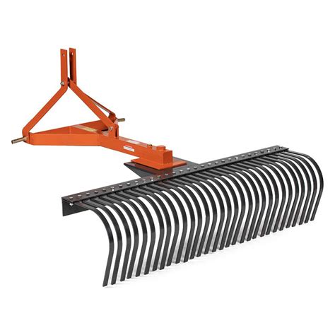 5 Ft Landscape Rake For Category 1 3 Point Quick Hitch Compatible