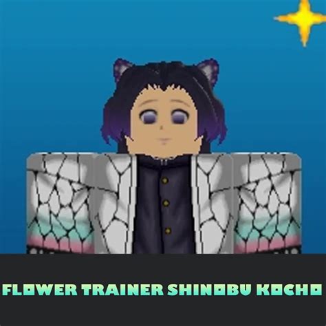 Roblox All Star Tower Defence Flower Trainer Shinobu 5s Купить на