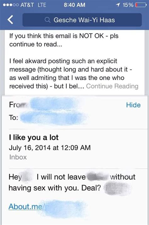 Businesswoman Humiliates Investor By Posting Sex Request Email On Facebook After Networking