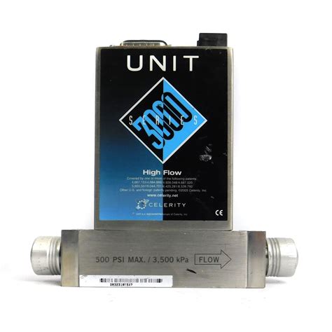 Celerity Unit Ufm 3161 Mass Flow Controller Mfc 50l 50000 Sccm N2 Gas 1