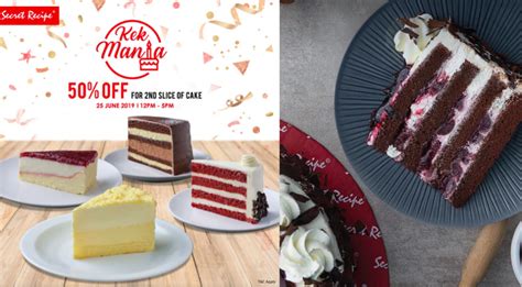 Which cakes do not contain. Secret Recipe Kek Mania Promotion is Back - Megasales