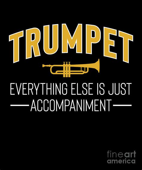 Funny Trumpet Player Joke Marching Band Camp Music Drawing By Noirty