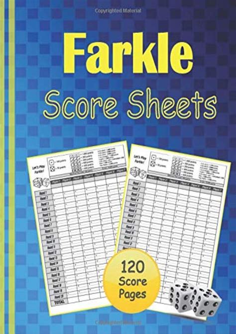 Pdf Farkle Score Sheets Lets Play Farkle Farkle Score Keeping Cards