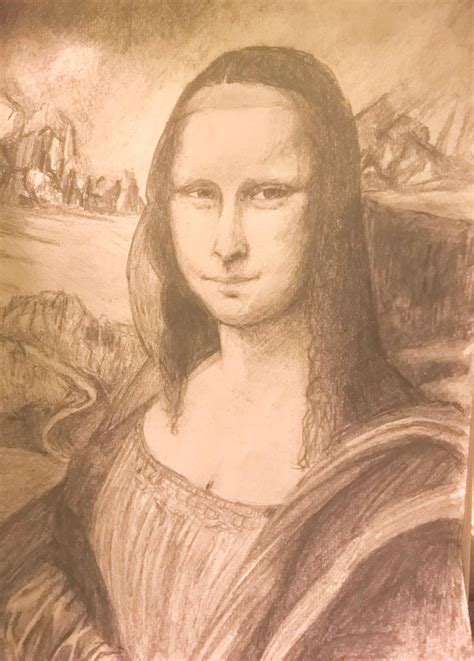 Mona Lisa Pencil Recreation By Runecloth On Deviantart