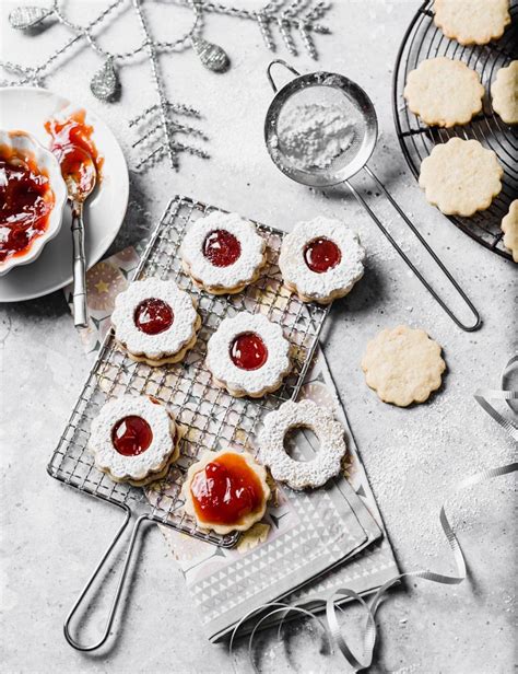 The jelly cookies recipe out of our category cookie! Guava Macadamia Nut Linzer Cookies | Recipe | Dessert for ...