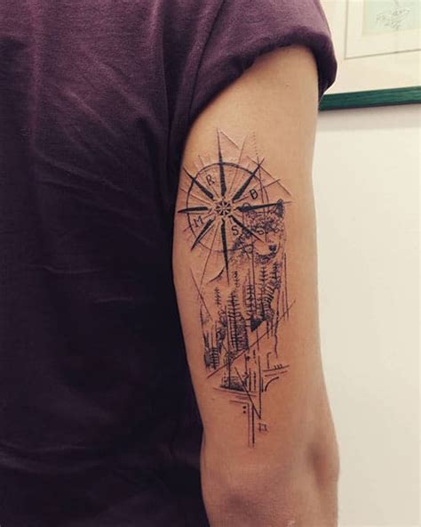 35 Amazing Compass Tattoo Designs To Try In 2022
