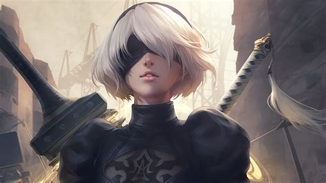 B Nier Automata K Wallpaperhd Anime Wallpapers K Wallpapersimages Porn Sex Picture