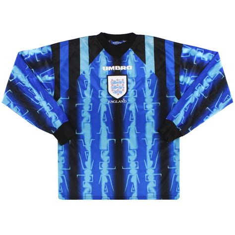 1997 98 England Umbro Goalkeeper Shirt Y Retro England Shirts