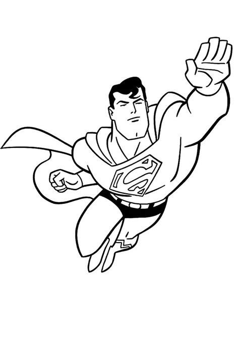 Superman Para Colorir Desenhos Grandes Do Homem De A O