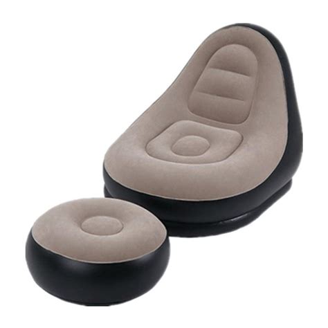 Inflatable Lounge Chair With Ottoman Blow Up Chaise Lounge Air Chair Sofa China Pvc Inflatable