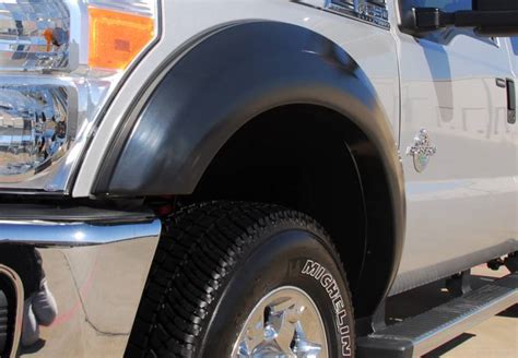 Ford F350 Prestige Front Pair Ex Wide Style Textured Fender Flare Set